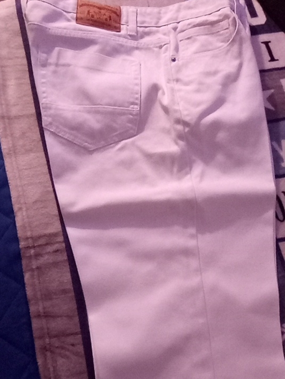 New York & Company White Men's Chinos - Straight Leg